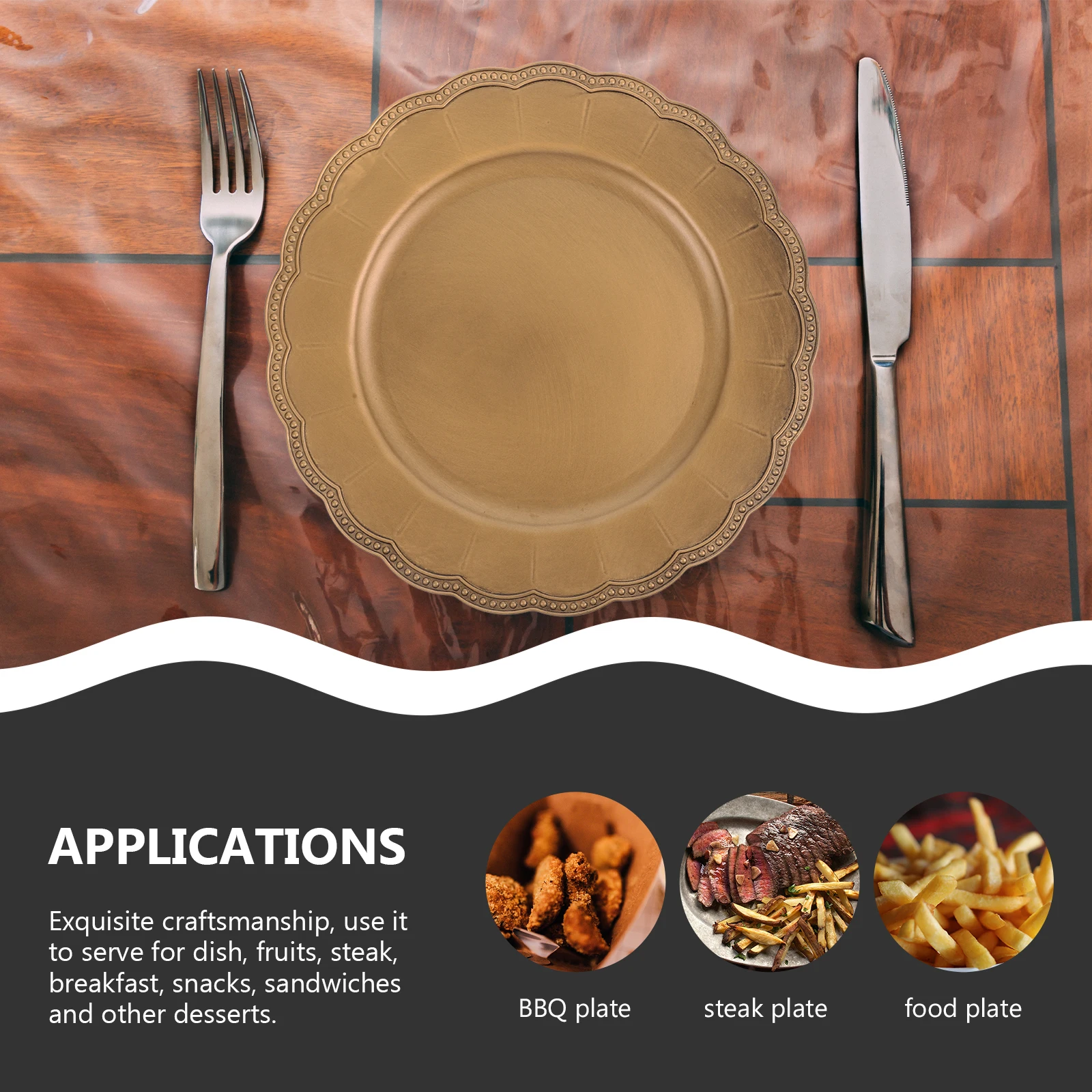 

Обеденная тарелка, винтажный резной поднос, украшения для торта, маленькие многоуровневые тарелки для пустыни из полипропилена