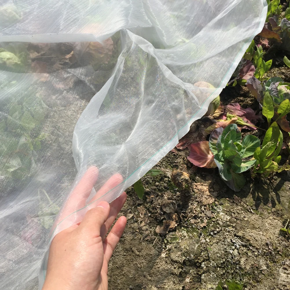 

1 Roll 40 Mesh 1Mm 2X5M Insect Proof Dustproof Net Nylon Separation Net For Greenhouse Plant Protection Gardening Tool Frost