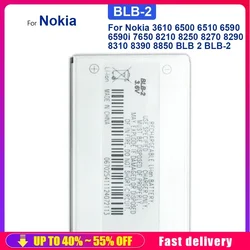 Mobile Phone Batteries BLB-2 For Nokia 8210 8250 8850 8910 8310 5210 6500 6590 6510 3610 8270 8910i 7650 6590i Portable Battery