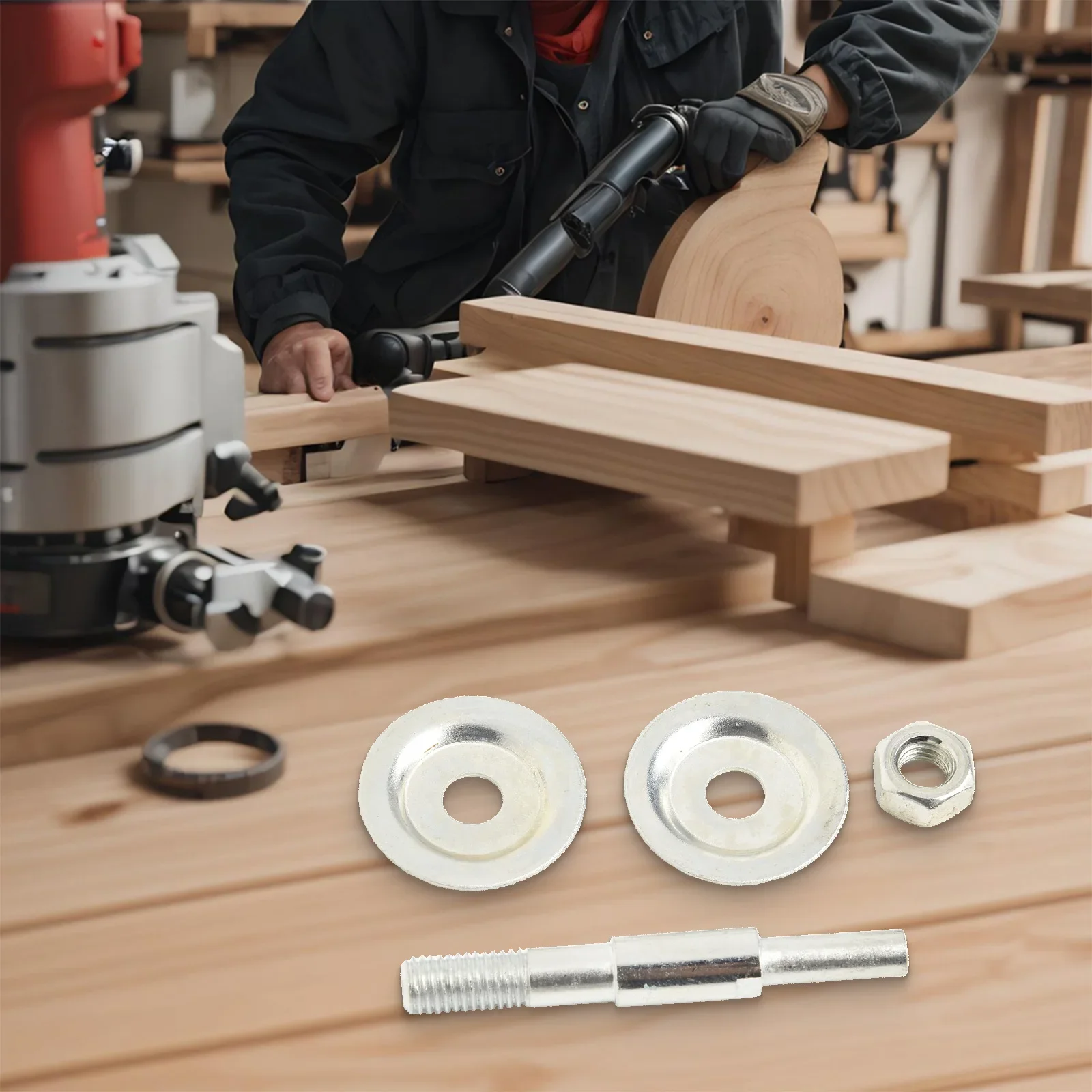 Polimento Roda e Grinding Stone Set com eixo de conversão, móveis, no Banco Grinders e Mão Brocas