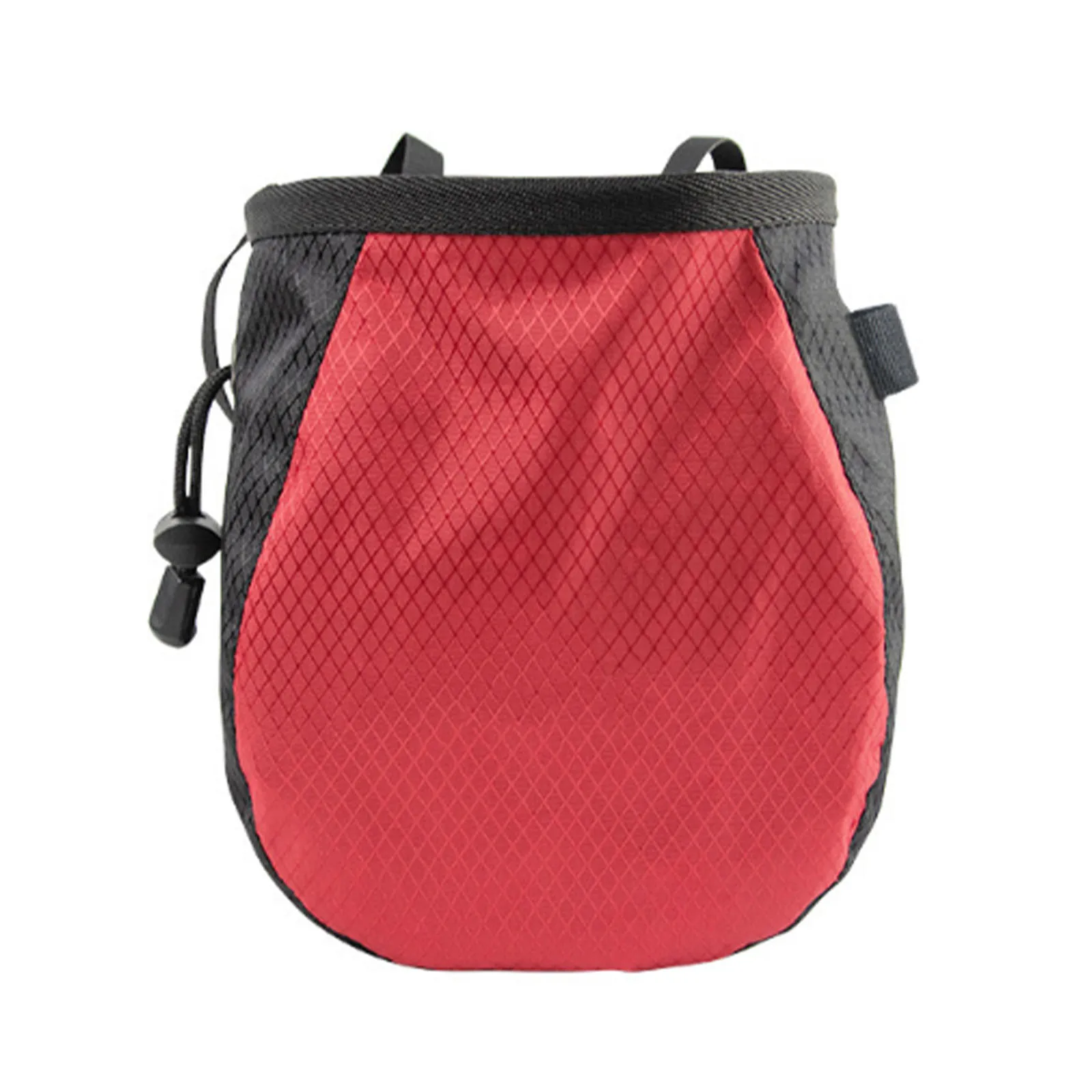 

Climbing Chalk Bag Red Black Talcum Powder Anti Slip Adjustable Waist Pouch Storage Gear For Climbing Weightlifting Gymnastics