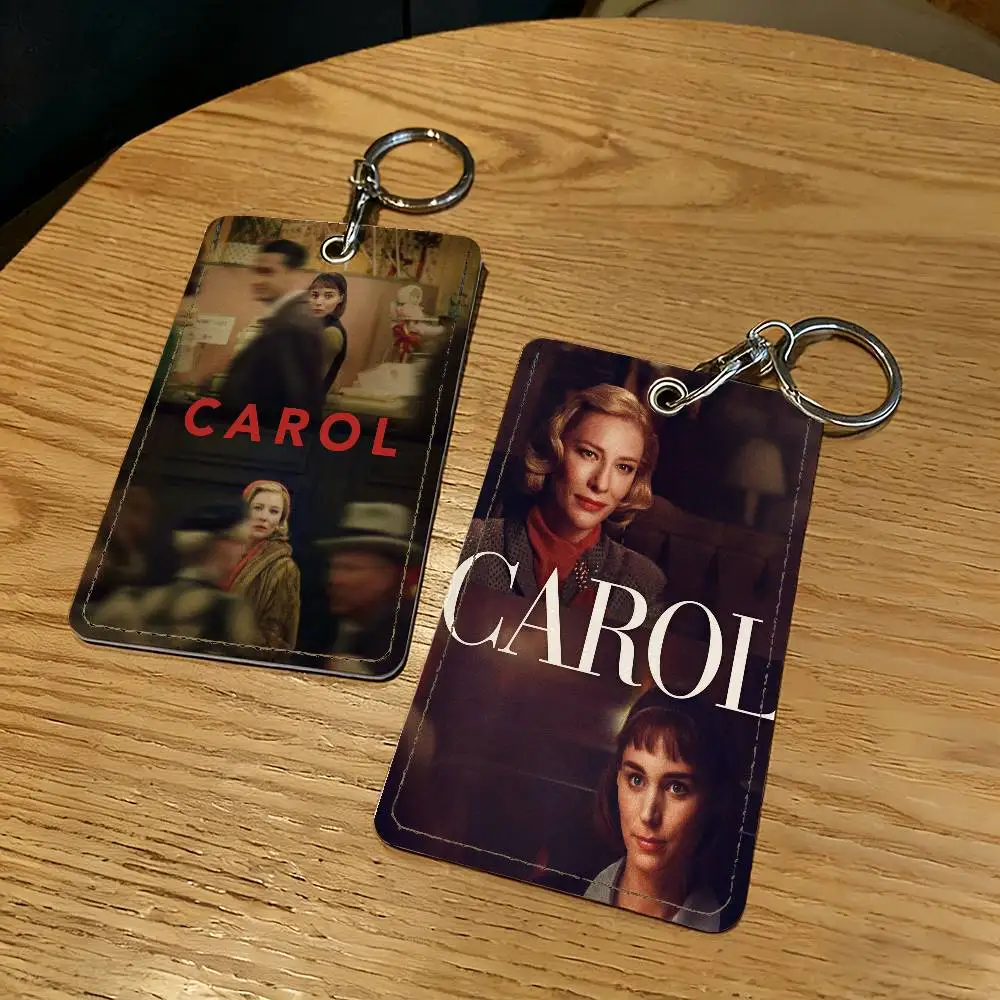 

Фильм C-Carol Романтическая визитница с брелком для руководителя Защита для банковского кредитного метро Чехол для автобуса