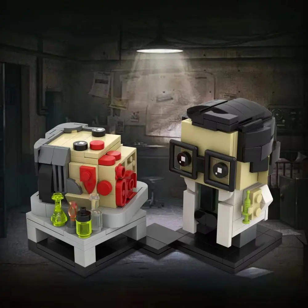 

2026 New MOC Re-Animator Brickheadz Building Blocks Model Horror Movie Re-Animator Action Figure Bricks Assembly Toys Kids Gifts