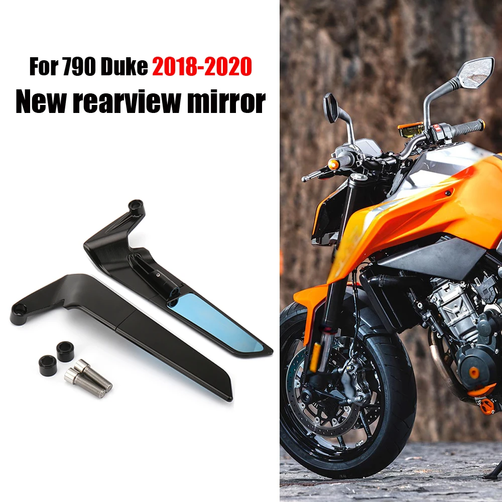 New Rearview Mirror For 790 Duke DUKE 790Duke 2018 2019 2020 Motorcycle Accessories Side Rear View Mirror Black