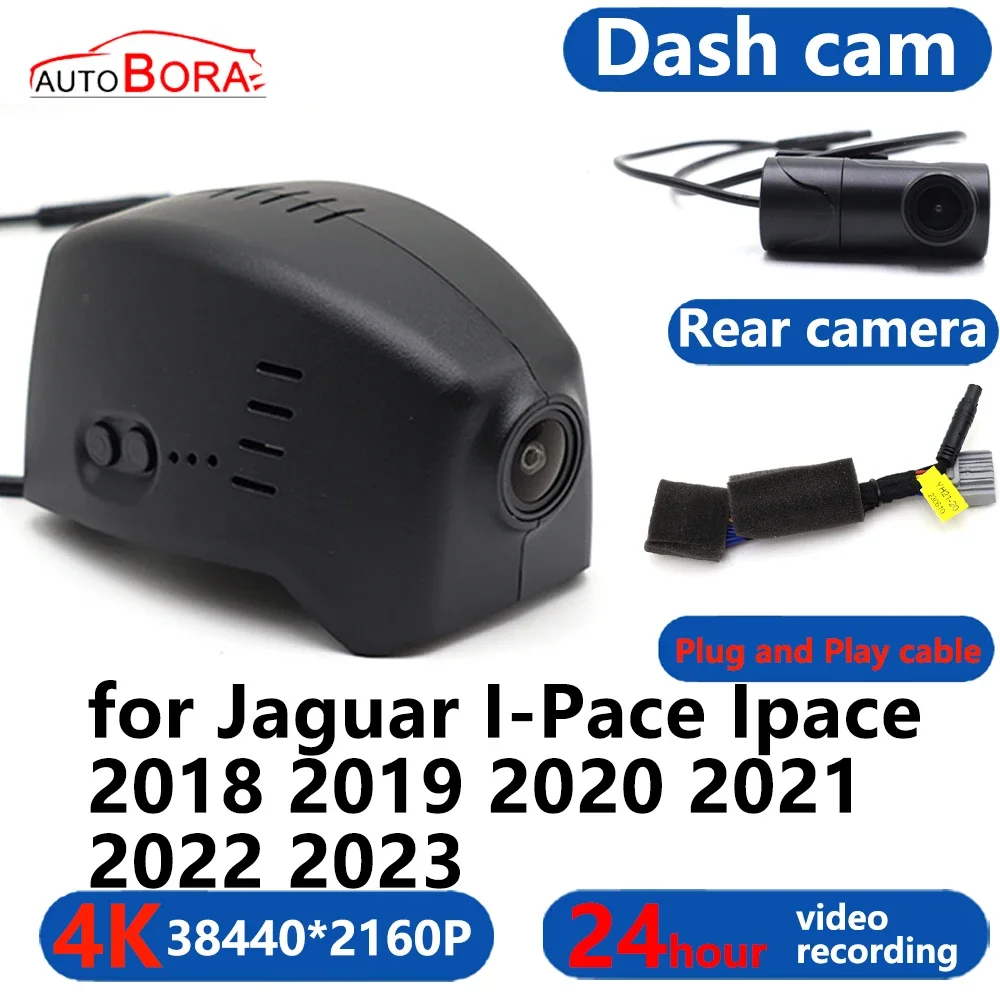 

AutoBora 4K Wifi 3840*2160 Car DVR Dash Cam Camera 24H Video Monitor for Jaguar I-Pace Ipace 2018 2019 2020 2021 2022 2023