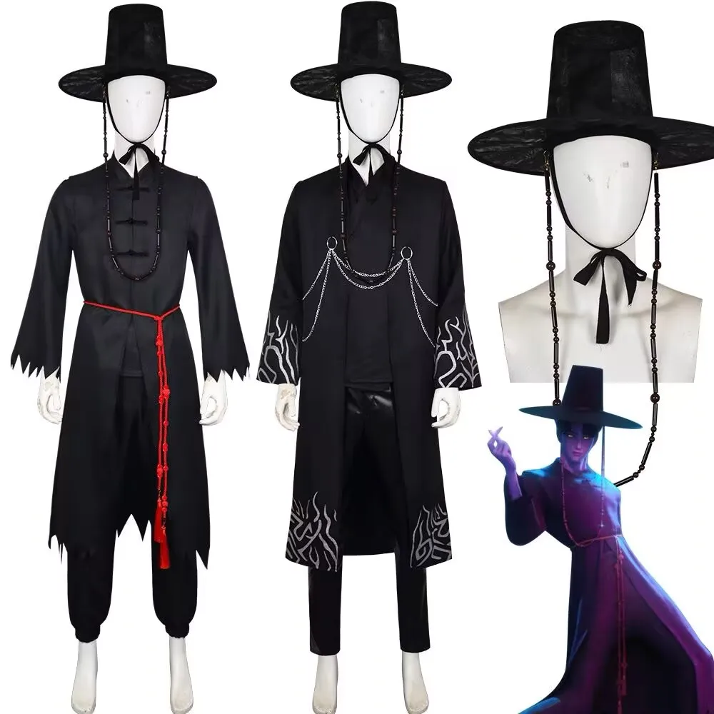 Adulte garçons Jinu Kpop chasseurs de démons Cosplay Saja garçons déguisement uniforme chapeau idole Roleplay tenues Halloween carnaval Costume