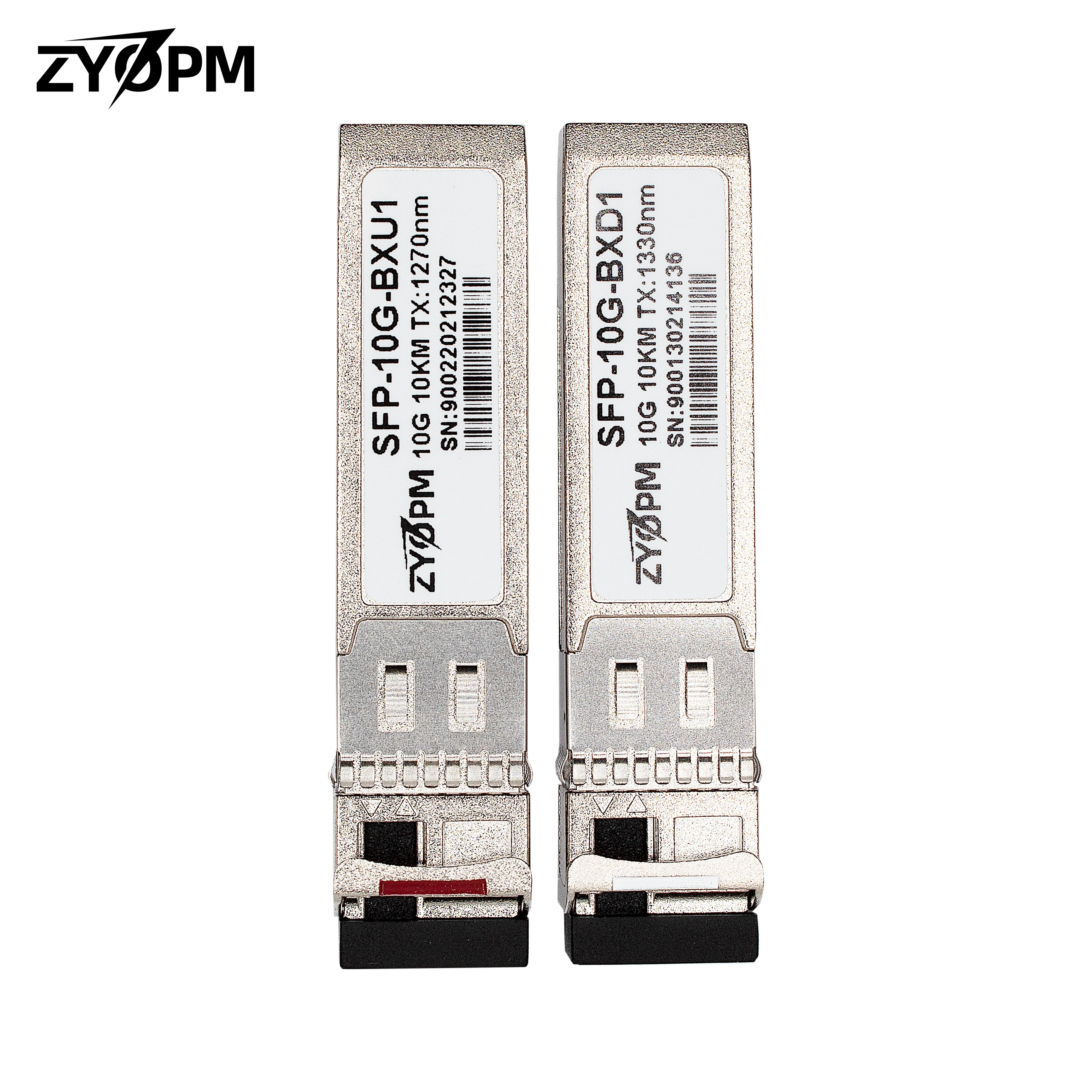 10G SFP+ BIDI Transceiver,10/20/40/60/80/100Km 1270nm/1330nm for Cisco SFP-10G-BX20D-I/SFP-10G-BX20U-I, Ubiquiti UniFi, Mikrotik