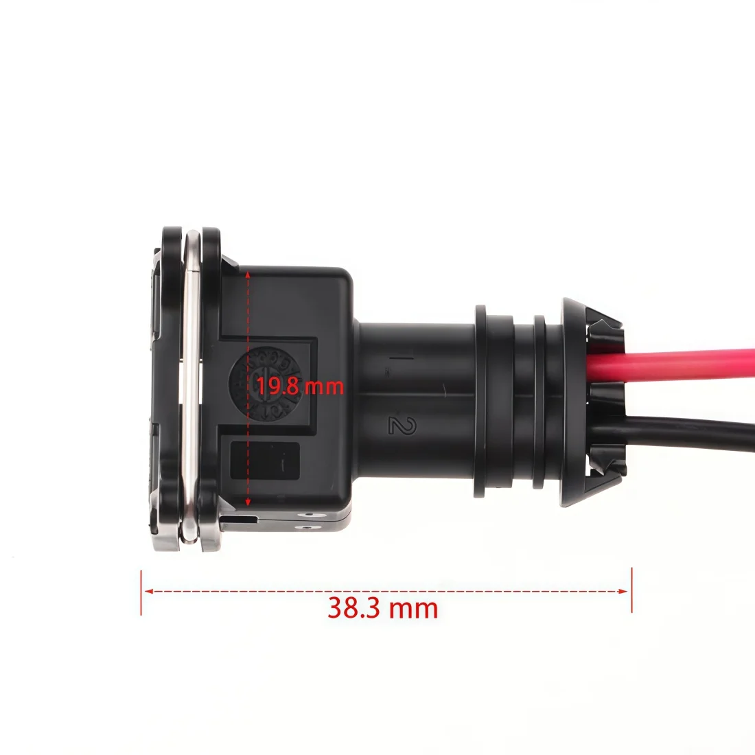 10 PCS 2 Pin EV1 Fuel Injector Connector Plug with Pigtail Waterproof Wiring Harness for Bosch Fuel Injector Car Replacement