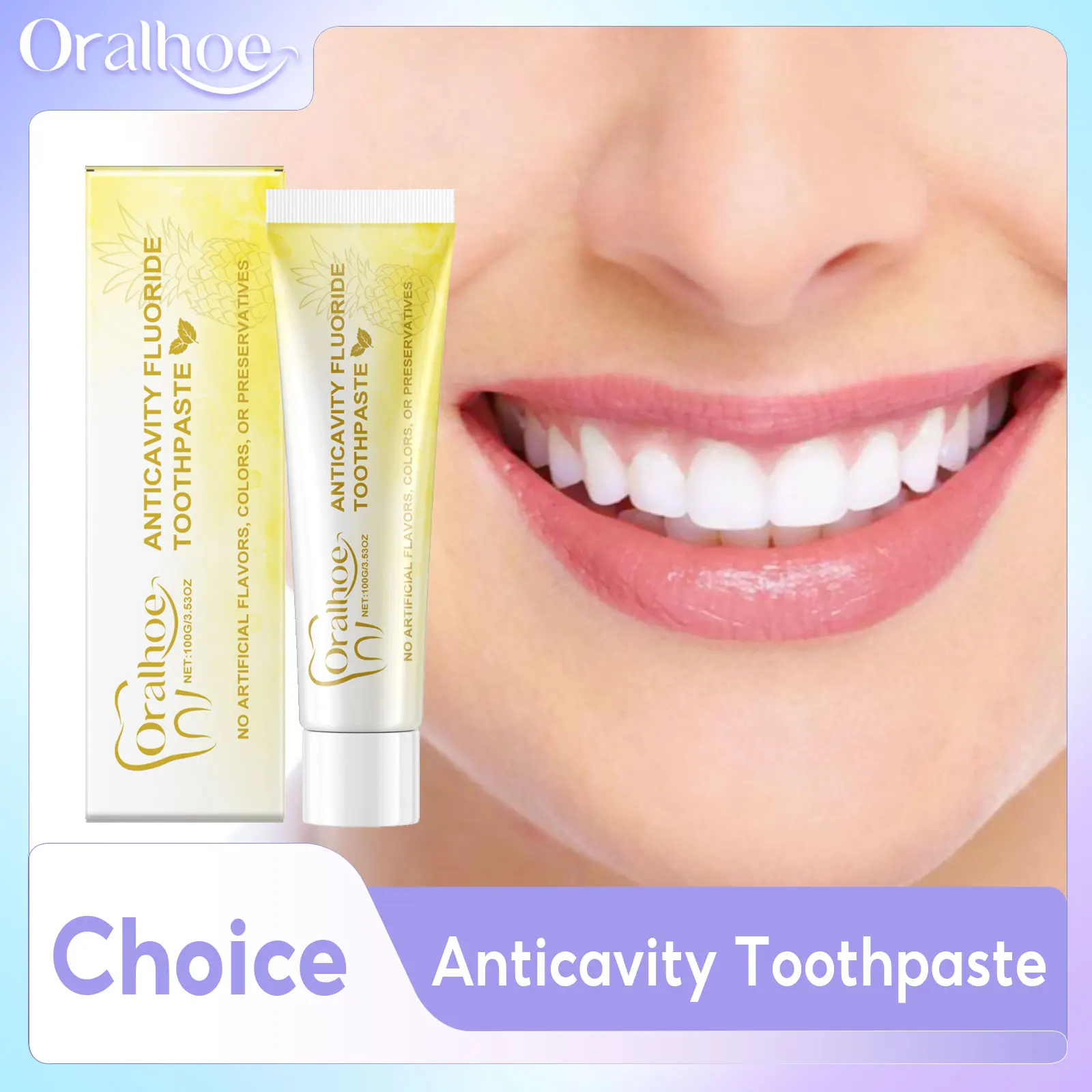 

Decay Tooth Repair Toothpaste Whitening Teeth Stains Calculus Removal Inhibit Dental Plaque Improve Oral Hygiene Mouth Freshener