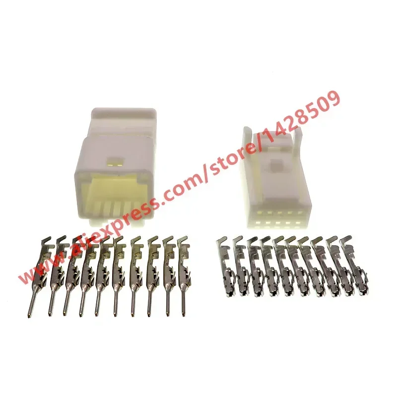 1 Set 10 Pin Automotive Wiring Harness Connector Plug Car Female Male Connectors