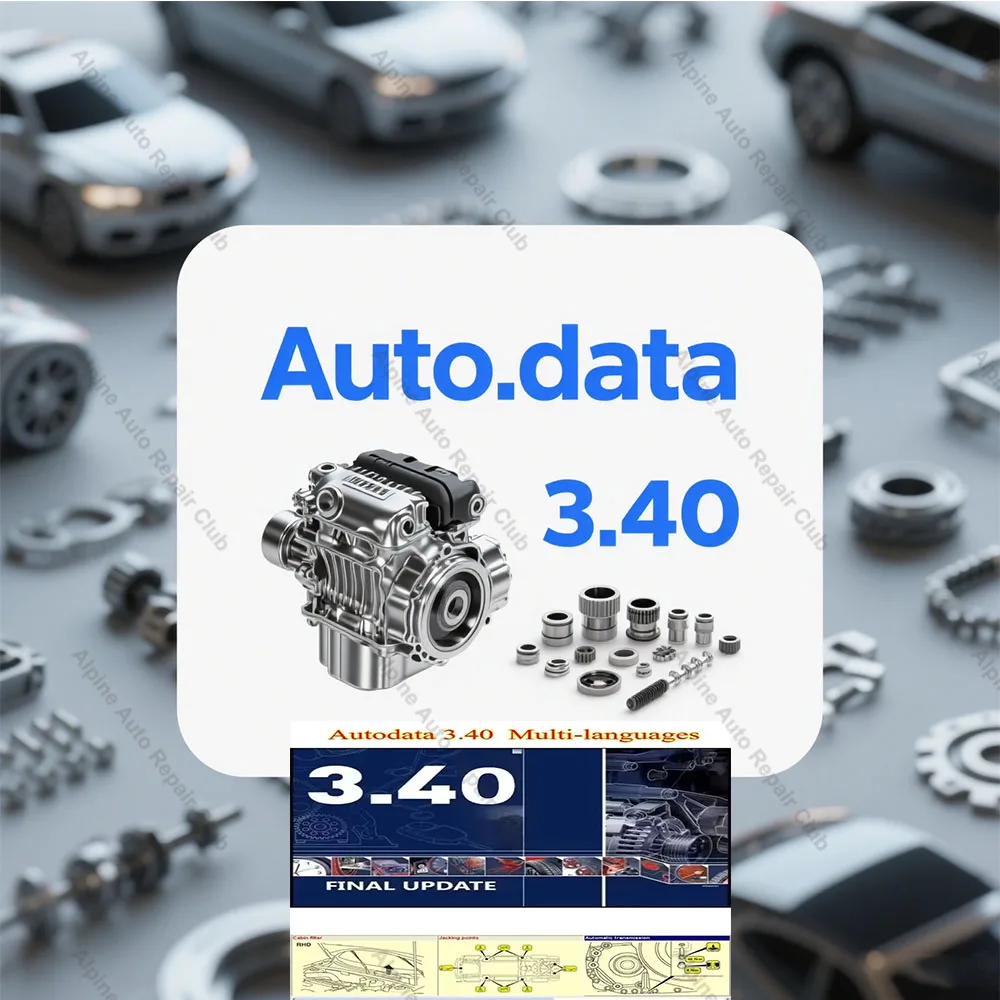 

Latest Auto.data Car Diagnostic Software 2025 - Autodata 3.40 Multilingual (Spanish) Automotive Repair Tool for European Vehicle