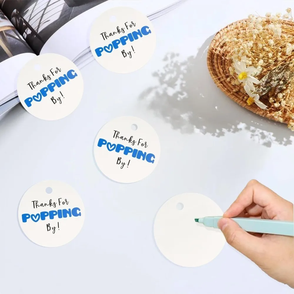 

Paper Gift Tags, Thank You. Kraft Paper Gift Packaging Labels, Handmade Heart-shaped Product Price Tags