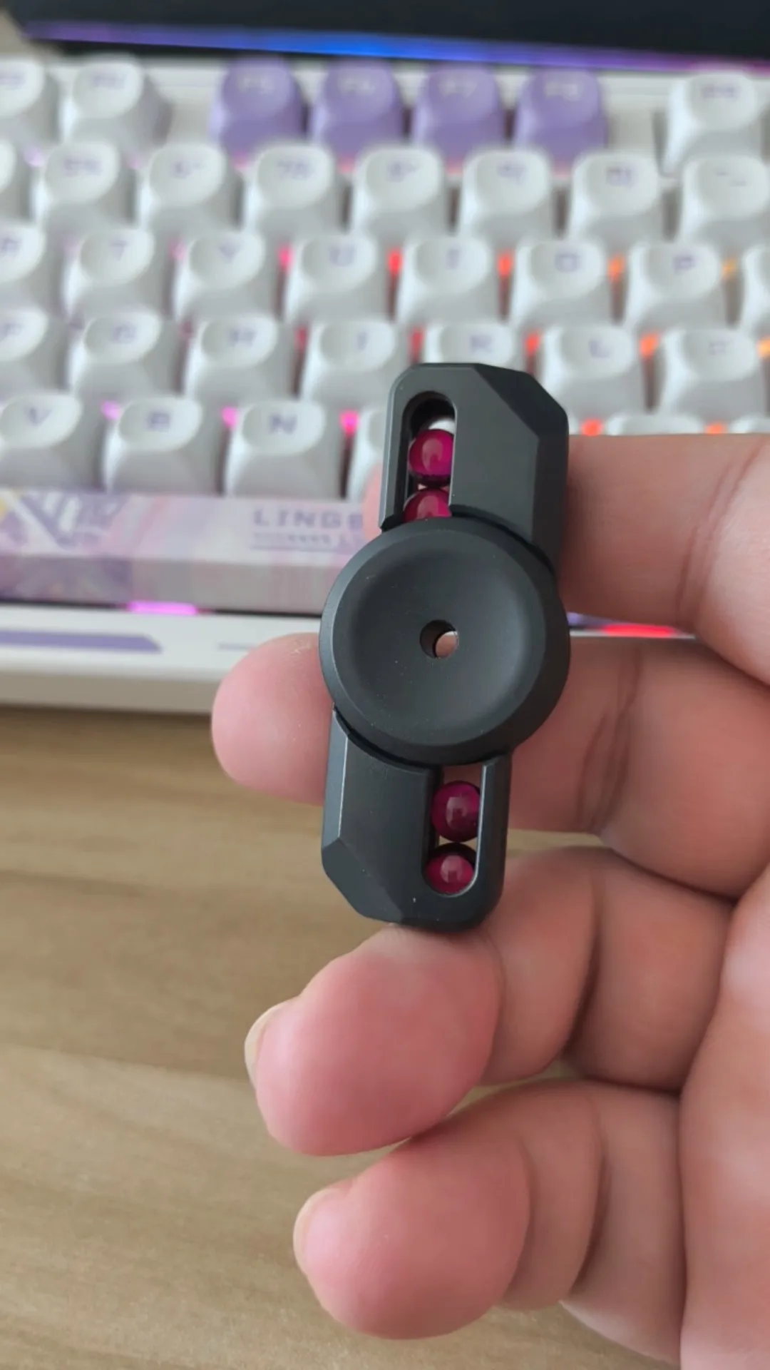 Zack EDC Zirconium Paddle Gyroscope mini EDC, decompression toy