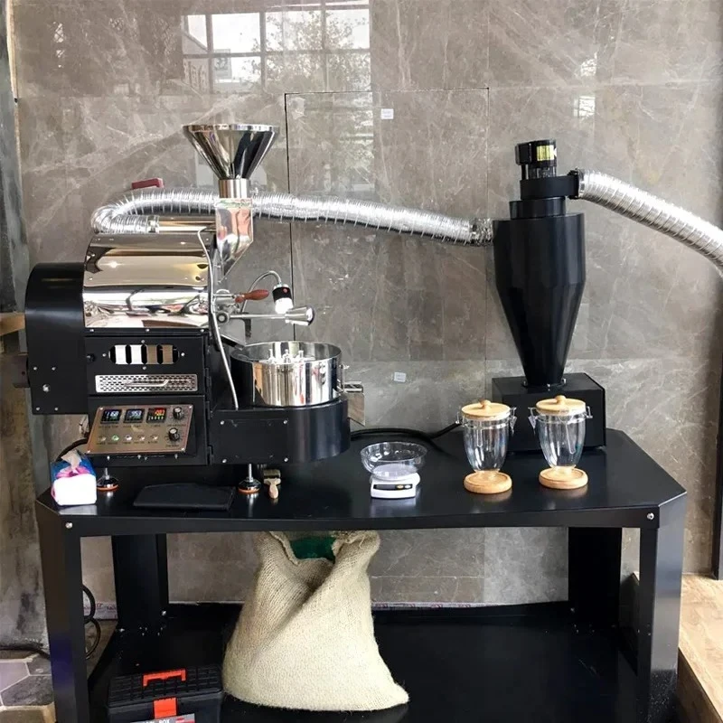 Coffee Roaster Workbench Table Display Rack Double Stainless Steel Booth Operator Bench Machine Bench Beverage Table