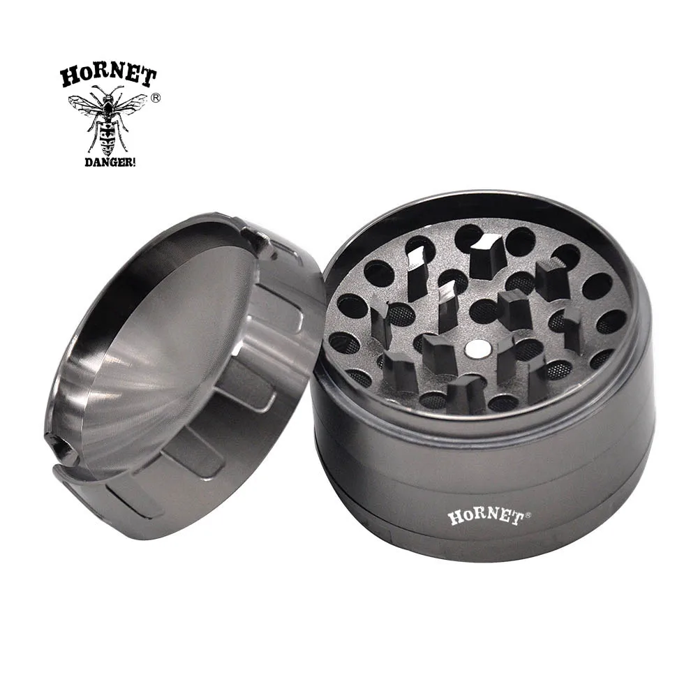 

HORNET Spice Crusher Zinc Alloy Trituradora63MM 4 Players Metal Herb Crusher Accessories