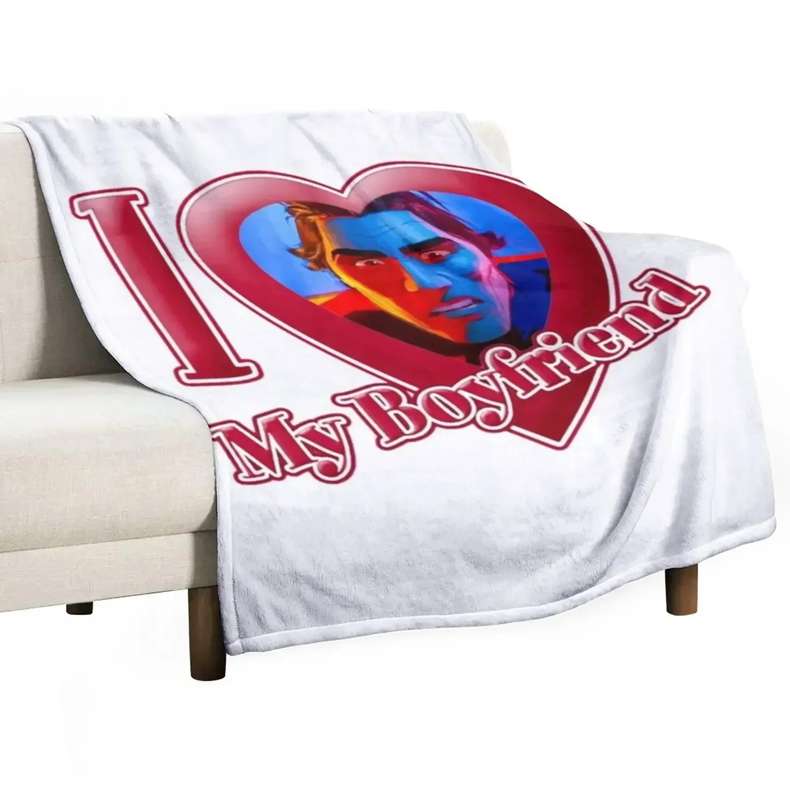 

Miguel Ohara - I love my boyfriend Throw Blanket Summer Beddings Shaggy Fashion Sofas Blankets