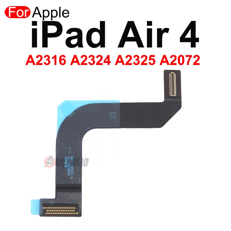 Aocarmo For Apple iPad Air 4 10.9\'\' inch 2020 LCD Screen Display Connector Flex Cable A2316 A2324 A2325 A2072 Repair Parts