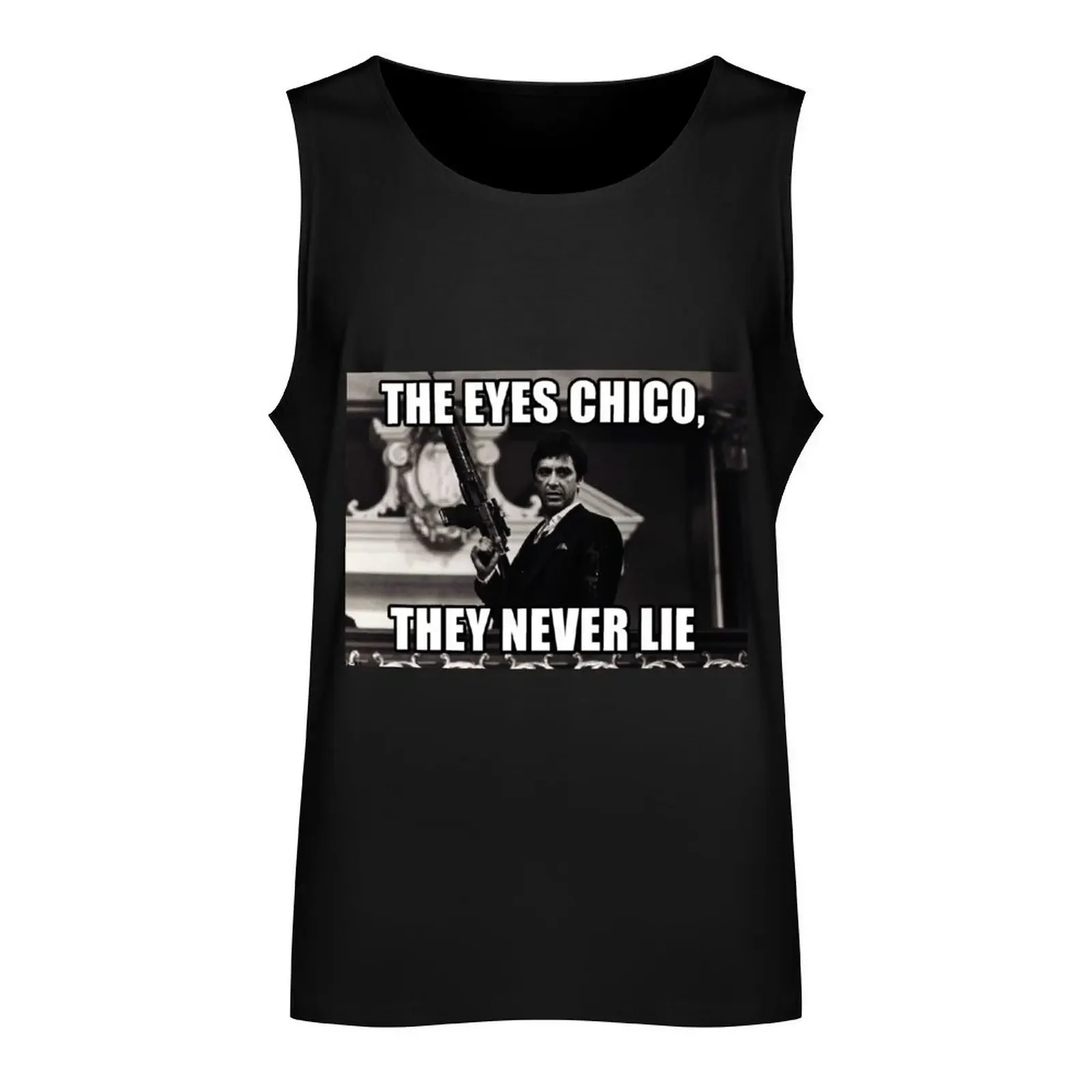 THE EYES CHICO THEY NEVER LIE Tank Top Male clothes sleeveless gym shirt man fitness anime top