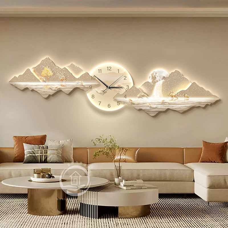 Relojes de pared para sala de estar, relojes de pared sencillos y minimalistas modernos, relojes de pared nórdicos para dormitorios, decoración del hogar