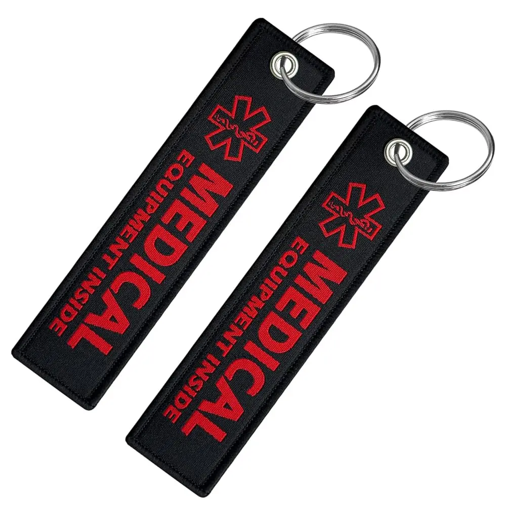 Medical Alert Bag Tag，for Medical Bag CPAP Respiratory Devices Diabetes Allergy Epipen Inside First Aid Tag, Medical Equipmen