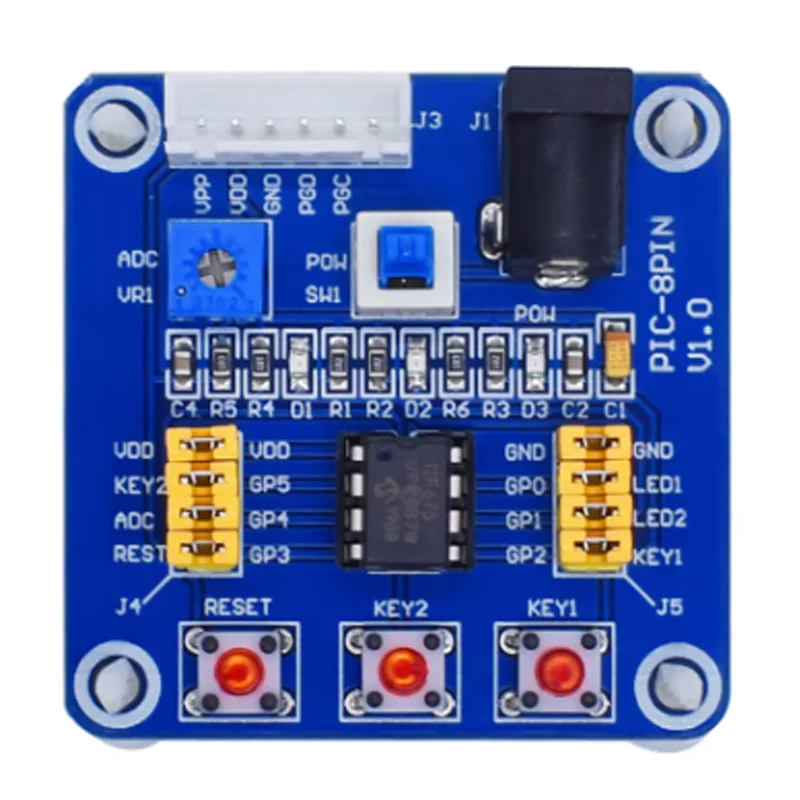 5V PIC12F675 Development Board Learning Board Test Breadboard+USB Cable