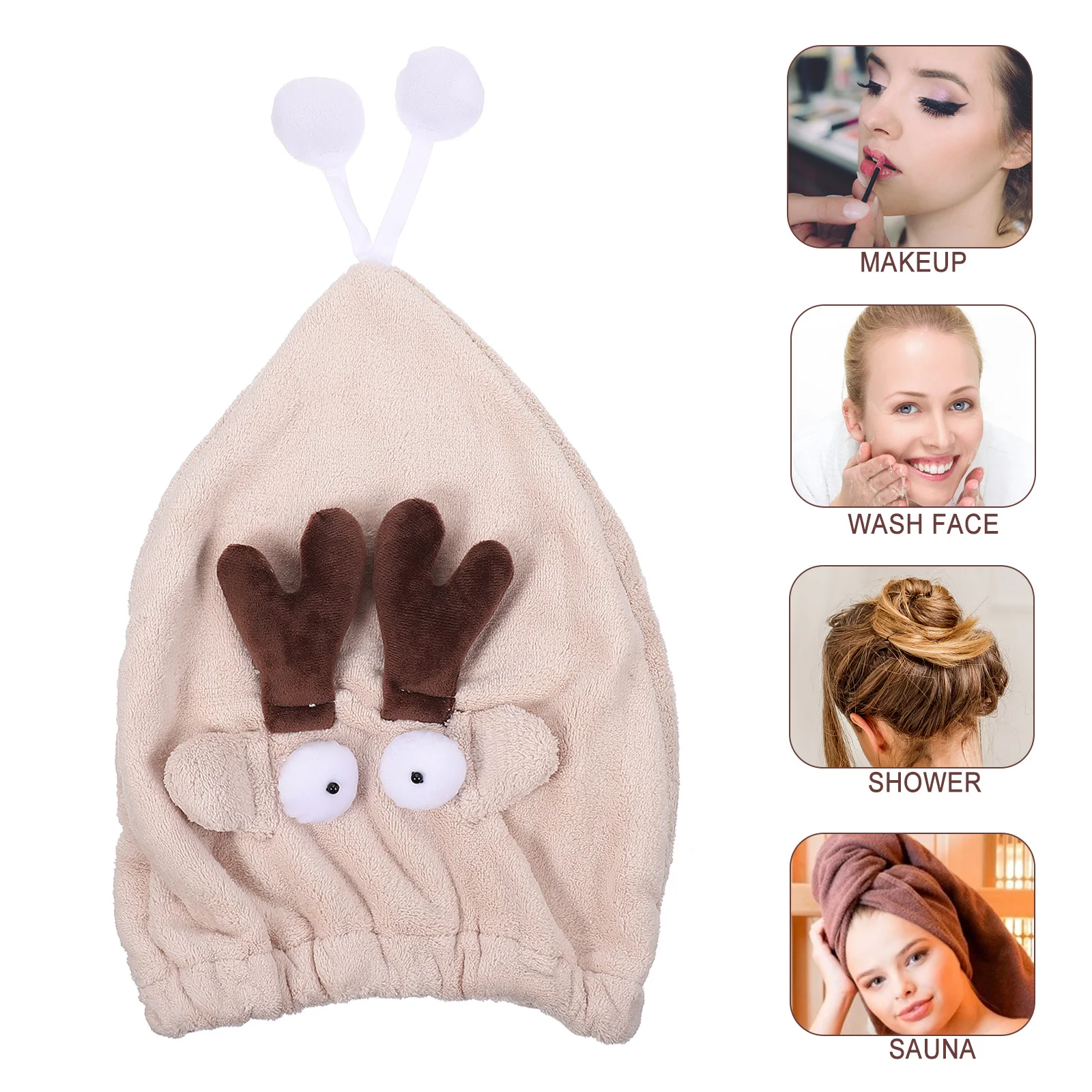 1 قطعة منشفة قبعة جافة الاستحمام ل قبعة تجفيف الشعر النساء الرجال قبعة جافة دش تجفيف الشعر منشفة الشعر تجفيف قبعة