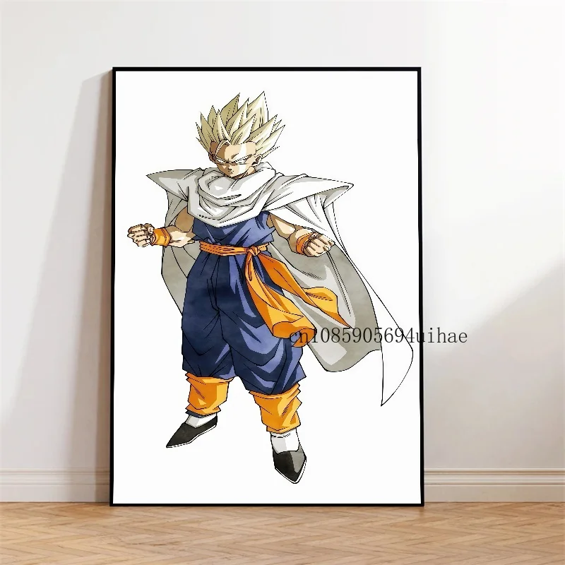 اليابان أنيمي لعبة دراغون بول سون جوكو شخصية كلاسيكية المشارك قماش الطباعة صورة معلقة الحديثة غرفة المعيشة ديكور السرير جدارية