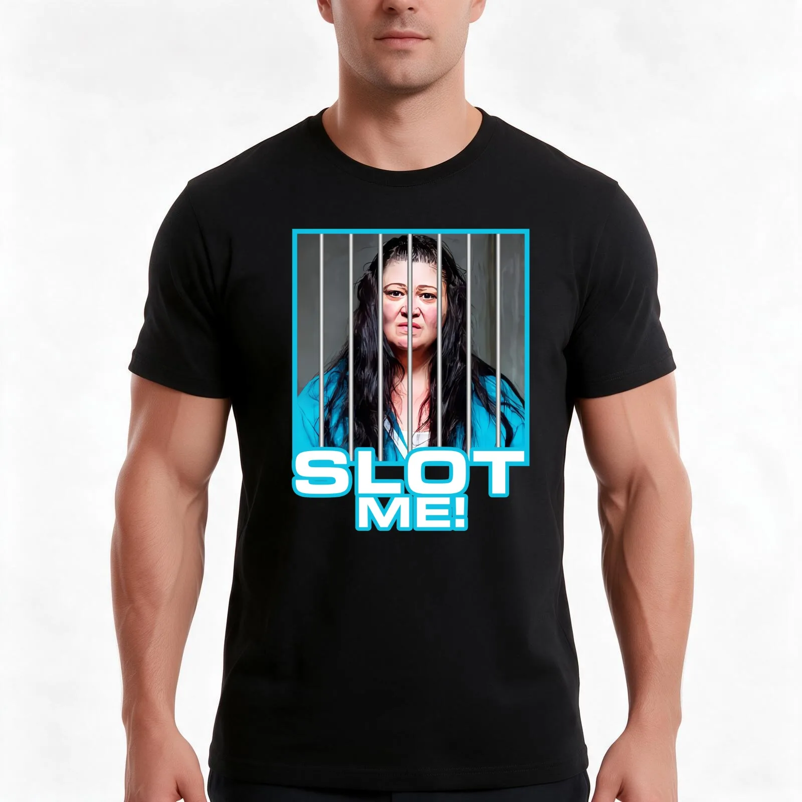Boomer - Wentworth - Slot Me! T-Shirt Summer Casual Cotton Tee Oversized Streetwear Tops Vintage Graphic Print 100% Cotton