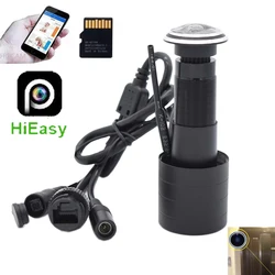 5MP 2MP Security Wireless Hole Eye Door IP Camera Gate Yard Smart Cabinet Wide Angle FishEye Lens Mini Peephole CCTV P2P Onvif