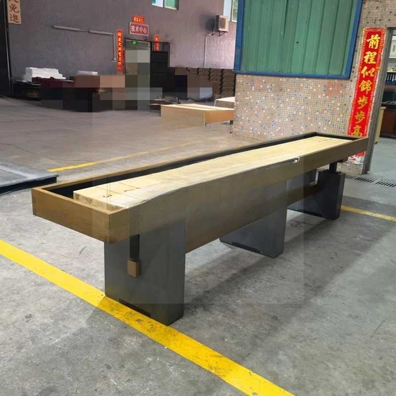 

shuffleboard table 3.65m solid wood shuffleboard table curling sports