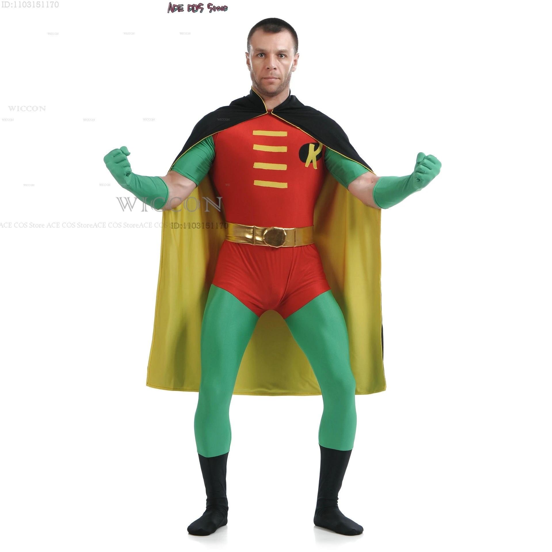 Combinaison Cosplay pour Adultes, Zentai, Anime, Teen Comic Titans, Smile Hero, C.Boy, Grayson, Proximité, Costume Cape, Halloween, Hommes Roleplay