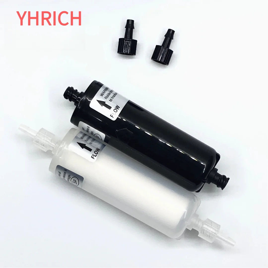 2PCS Eco Solvent UV Printer Capsual Ink Filter 80mm Epson DX5 XP600 TX800 I3200 4720 Spt510 Printhead Cylindrical Long Filter