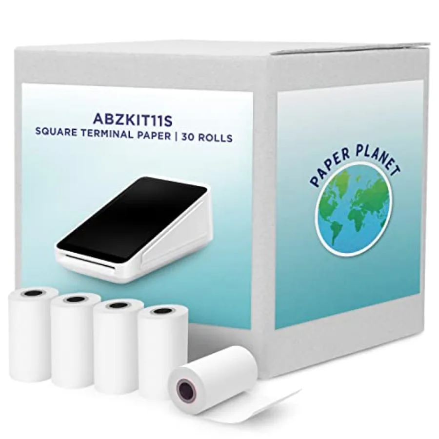 

Термобумага для чековых принтеров Square Terminal от Paper Planet, 30 рулонов, SPD2-01