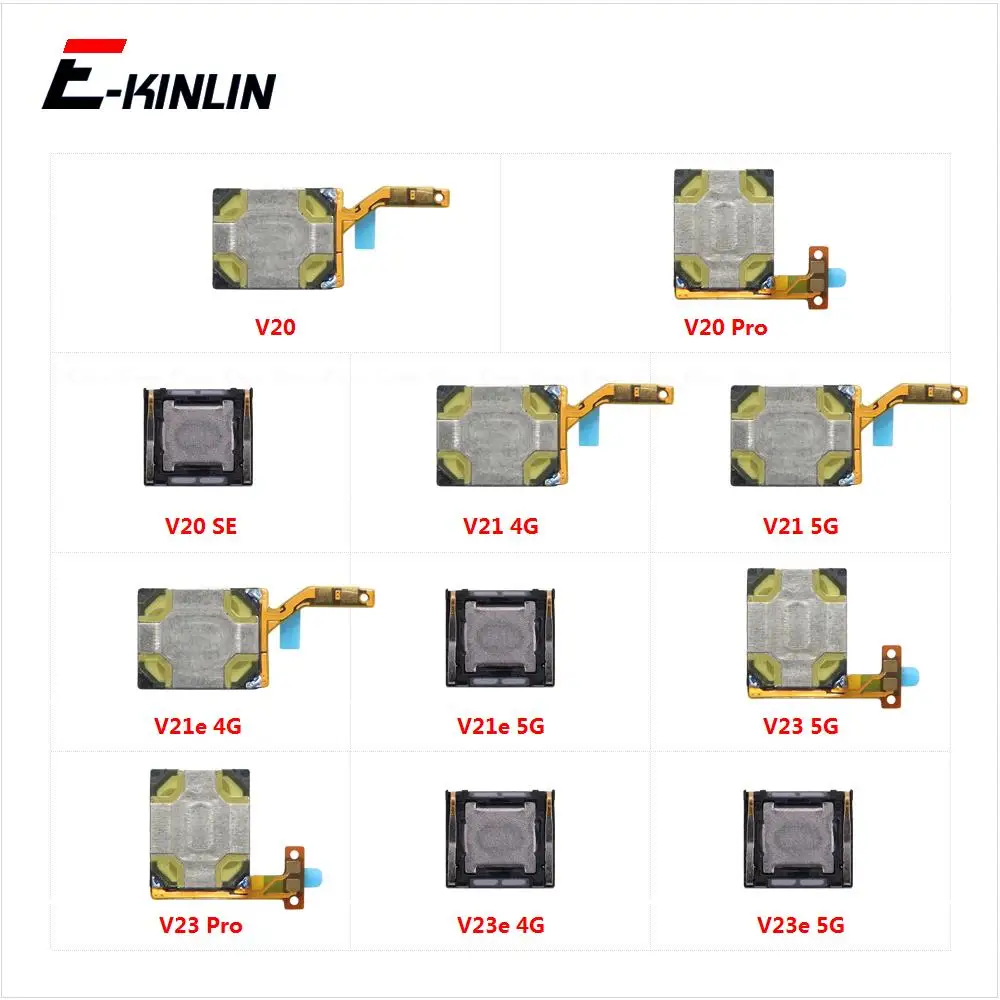 

Top Ear Speaker Receiver Earpieces Flex Cable For Vivo V20 SE V21 V21e V23e V23 Pro 5G 4G Replacement Parts