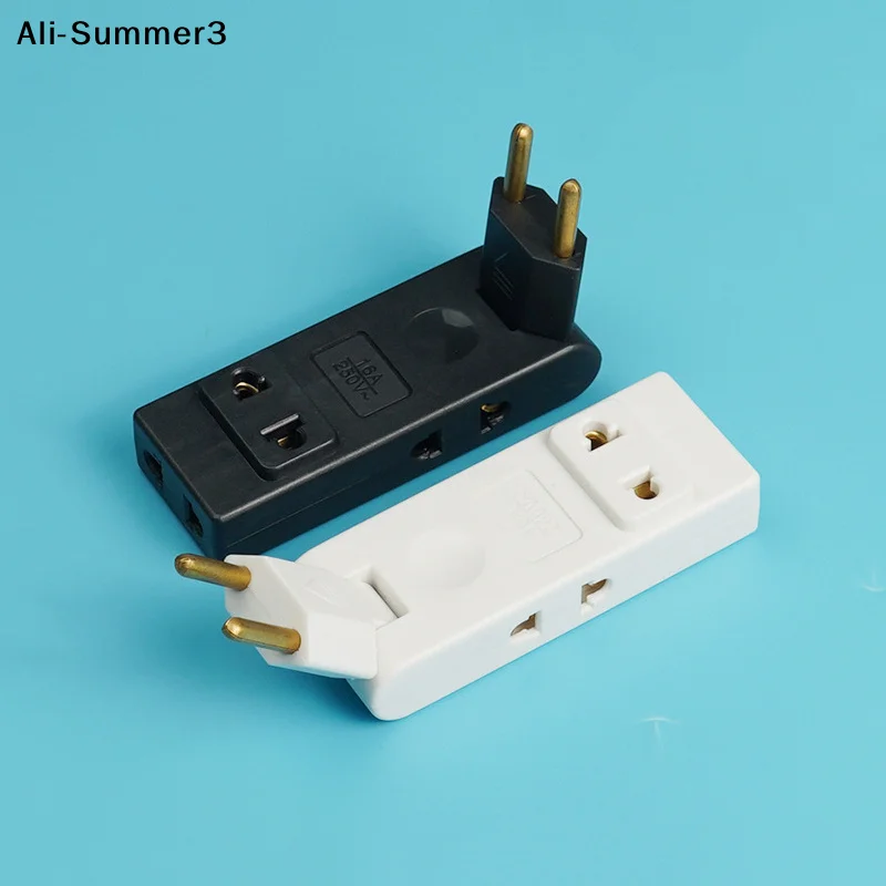 【Ys31】4 In 1 Wall Outlet Extension EU Electrical Socket 180 Degree Plug Adapter Travel Aadapter Portable Power Converter