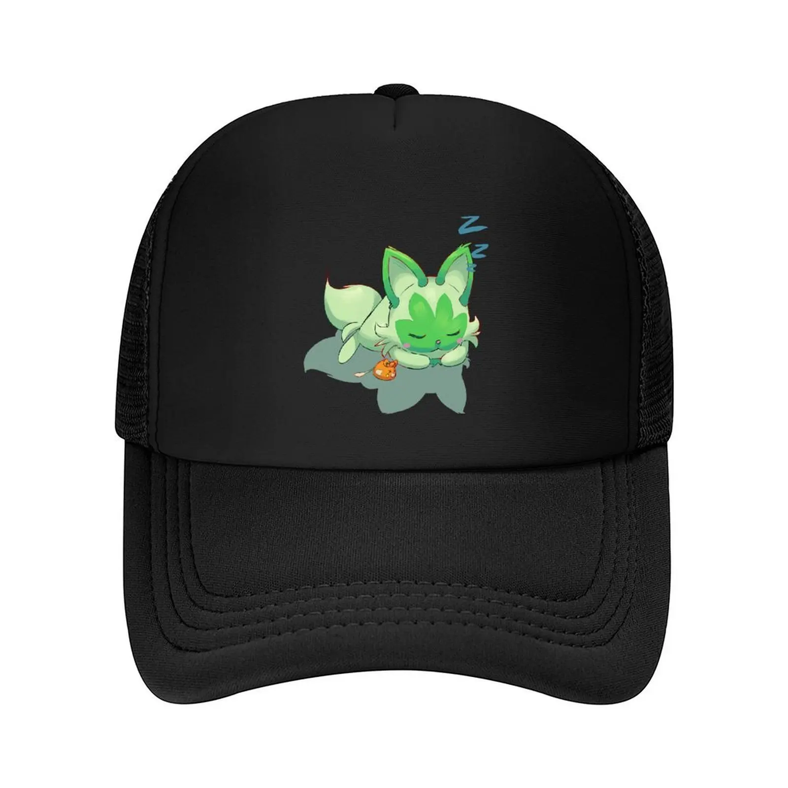 

Sleepy Sprig Weed Cat with Mouse toy Baseball Cap fishing caps man black sailor cap for men birthday Women's 2025 Men's