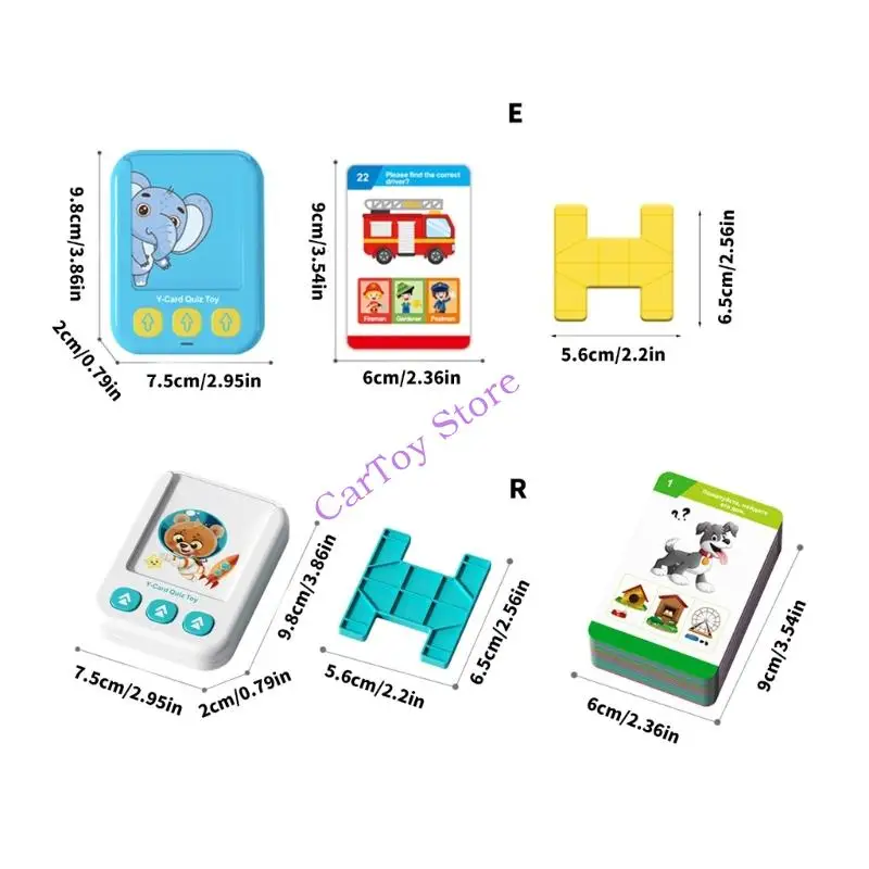 Cartes Flash éducatives pour enfants d'âge préscolaire, jouet d'apprentissage interactif bilingue