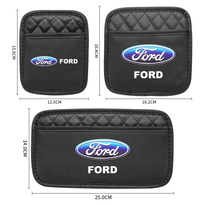 Bolsa de almacenamiento para asiento trasero de coche, organizador de llaves de teléfono para Ford Fiesta c-max mk7 Puma Focus Mondeo Edge 2 Escort ST, accesorios interiores