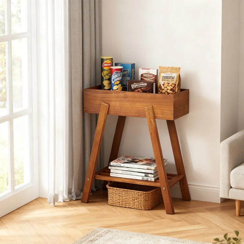 Solid Wood Multi Tier Plant Stand, Balcony Living Room Flower Shelf, Small Pot Display Rack, Versatile Indoor Decorative Holder