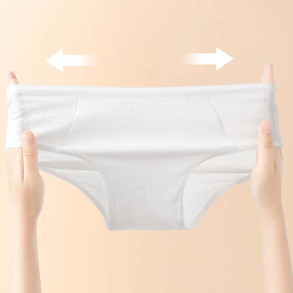 

5 шт./компл., хлопковые детские одноразовые трусики, белые детские одноразовые трусы, дышащие, легкие