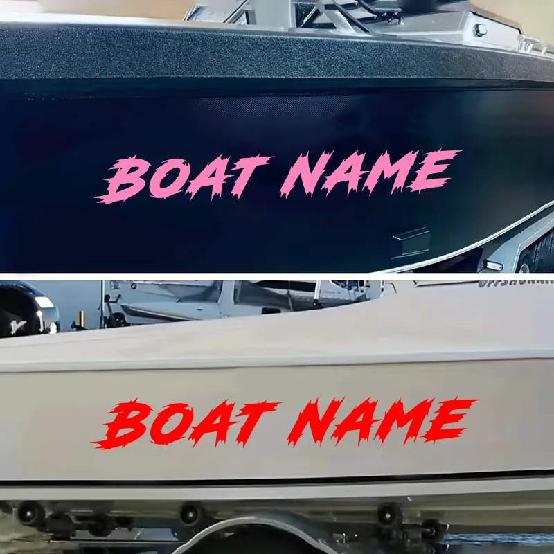Image of 1 Stück Individuelle Bootszahlen & Buchstaben Aufkleber Wasserdichte Marine-Vinyl-Buchstaben-Dekorationen