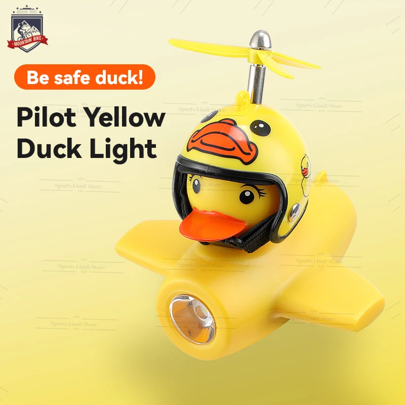 

Bicycle light, yellow duck horn light, broken wind duck, bicycle tail light, bike accessories bicycle light front