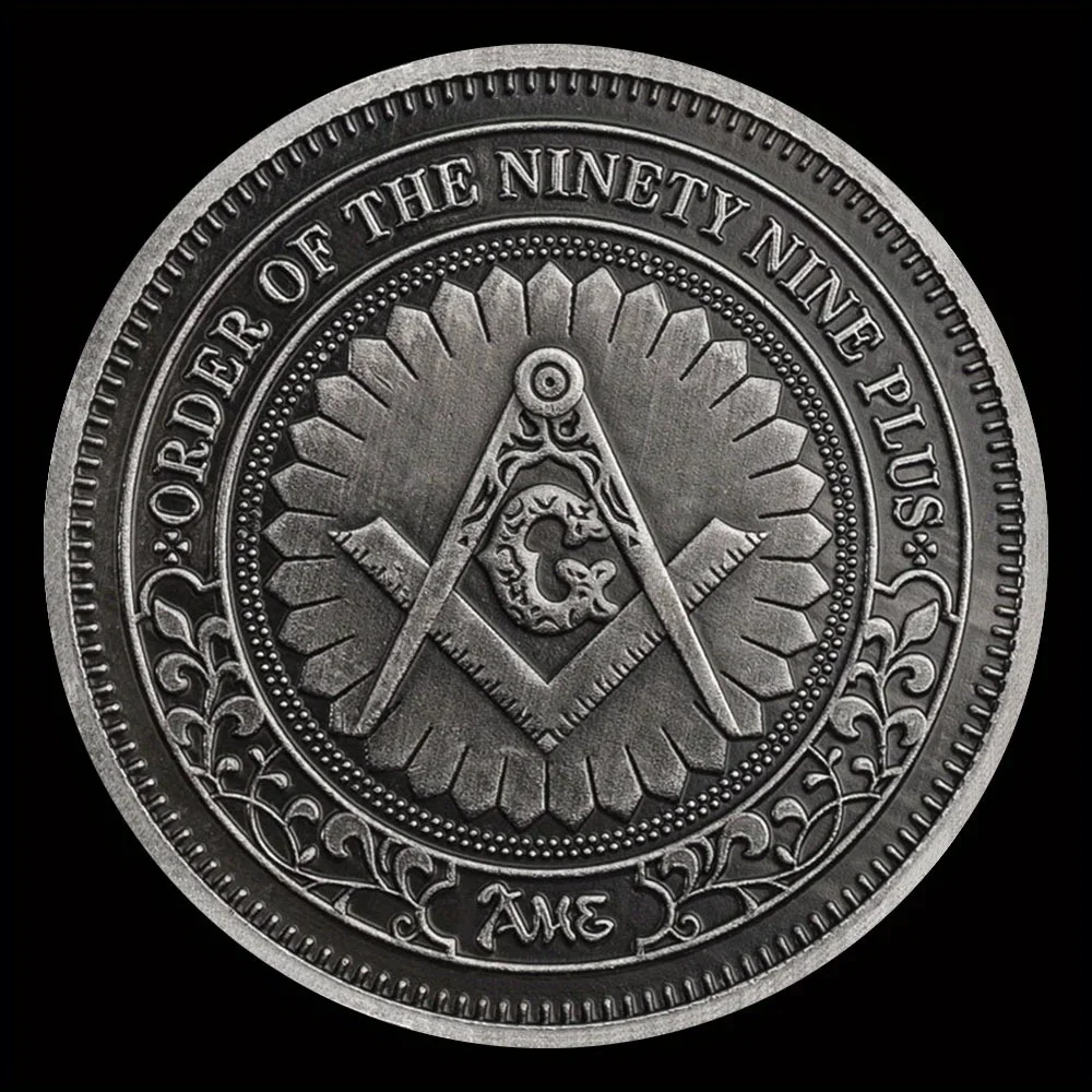 عملة تذكارية مجانية ماسون ، طلب الفرسان ، مطلي بالبرونز في المستشفى ، هدية قابلة للتحصيل ، عملة التحدي ، قطعة واحدة