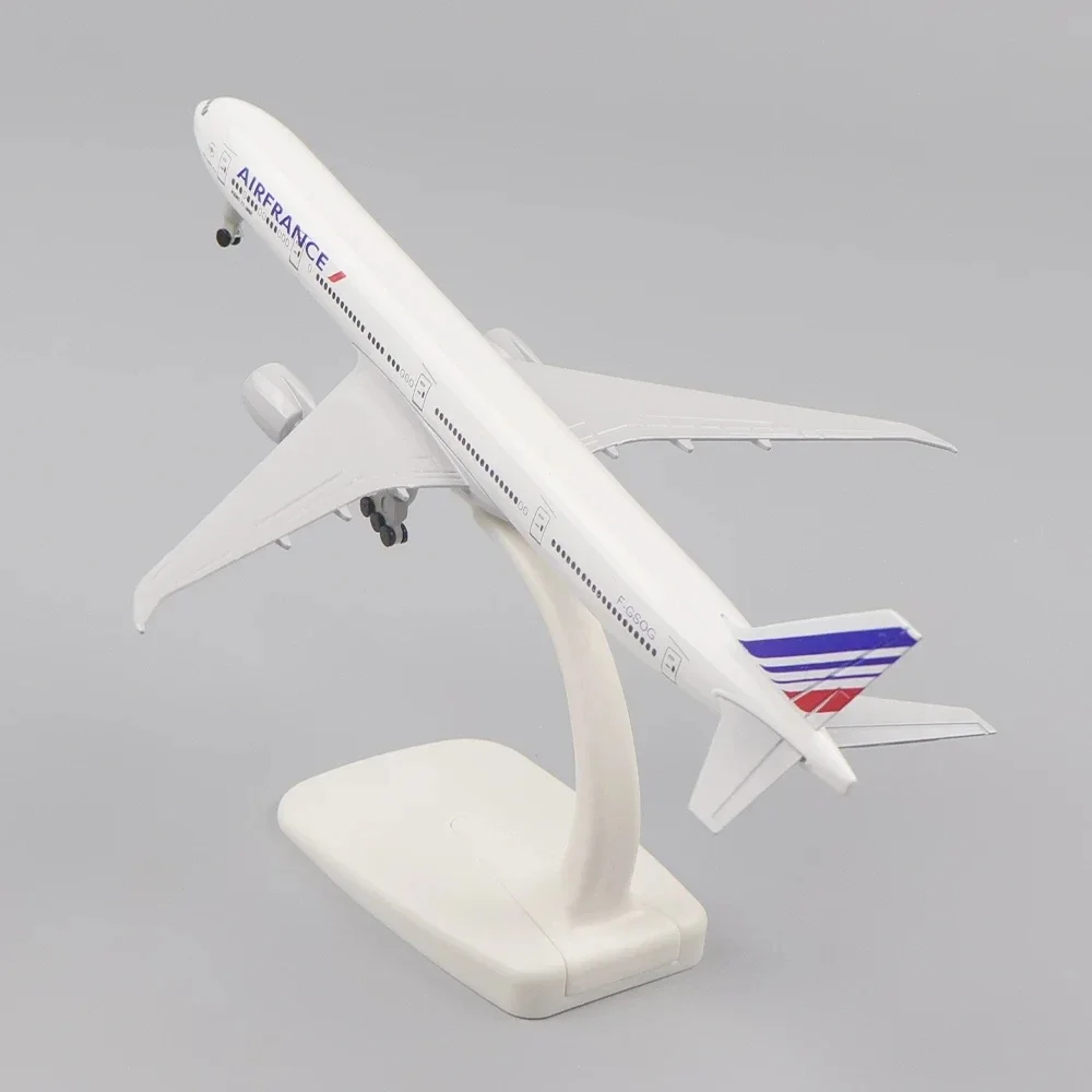 20 cm B777 Vliegtuigen Diecast 777 Air France Vliegtuig Model Simulatie Legering Speelgoed en Ornamenten Ambachten Geschenken Collectible