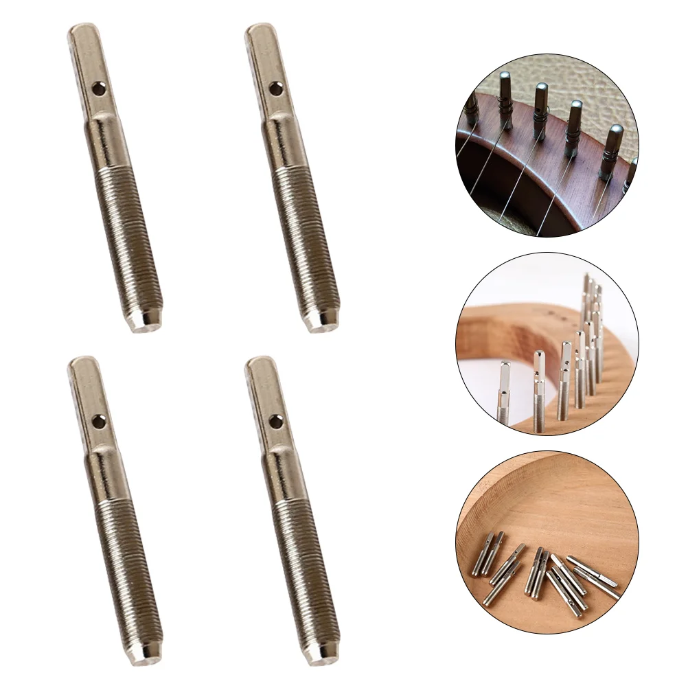 

Lyre Replacement Tuning Peg Fastening Nails Accessory Major Silver Stainless Steel