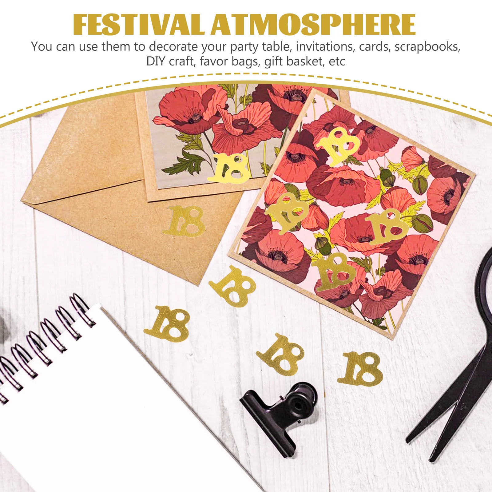 

600Pcs Birthday Confetti Plastic Number Pattern Smooth Shiny Table Decoration Party Festival Birthday Glitter Table Confetti