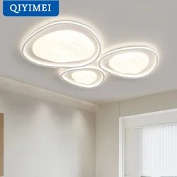 QIYIMEI LED Minimalism Chandeliers for Bedroom Living Room Lamp Indoor Lighting lights Kitchen Lustre hanging ceiling lamp decor