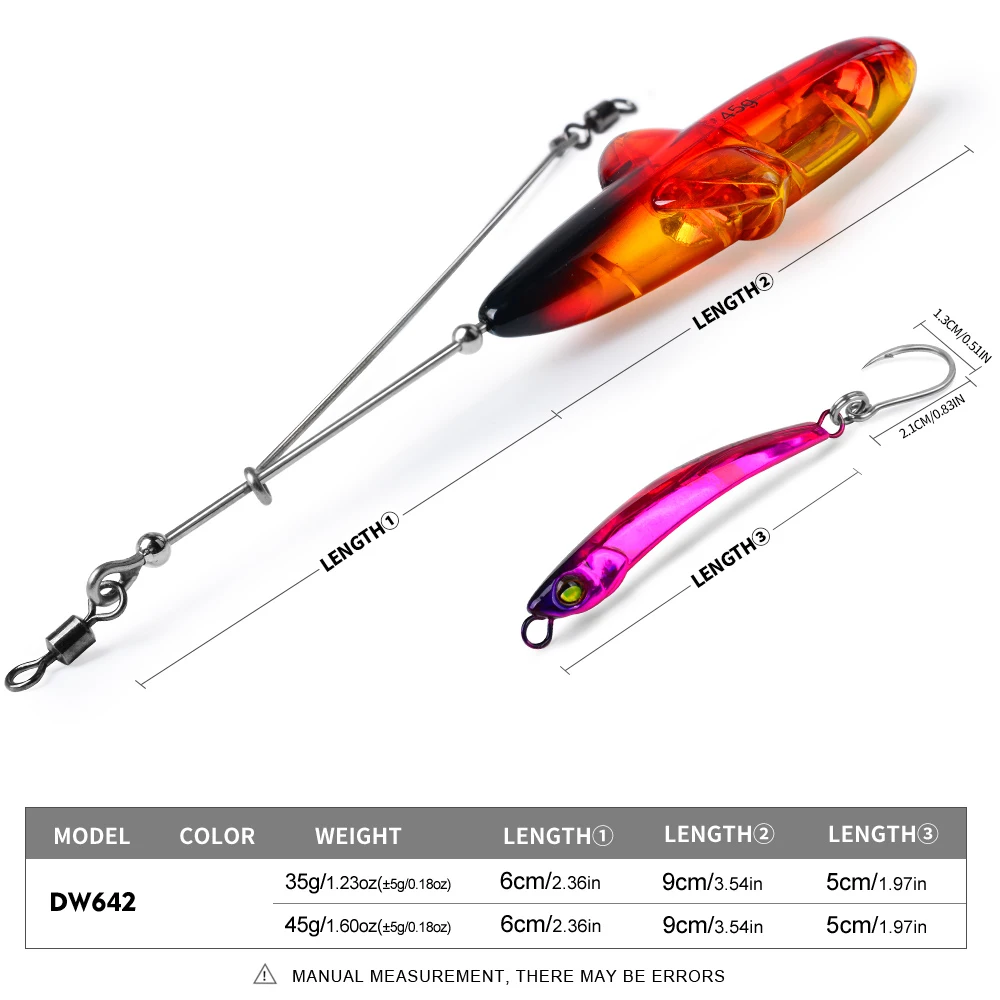 Proberos 35/45G Topwater Angelköder Popper Künstlicher Bleistift Harter Köder Weitstreckenwurf Schwimmendes Angelgerät Swimbait – Detail 2