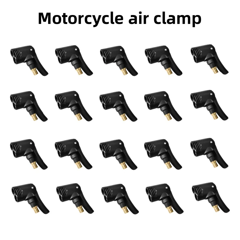 1/3/5PCS Car Tire Valve Pump Nozzle Deflated Clamp Motorbike Air Chuck Inflator Inflatable Pump Thread Connector Adapter Auto Ac