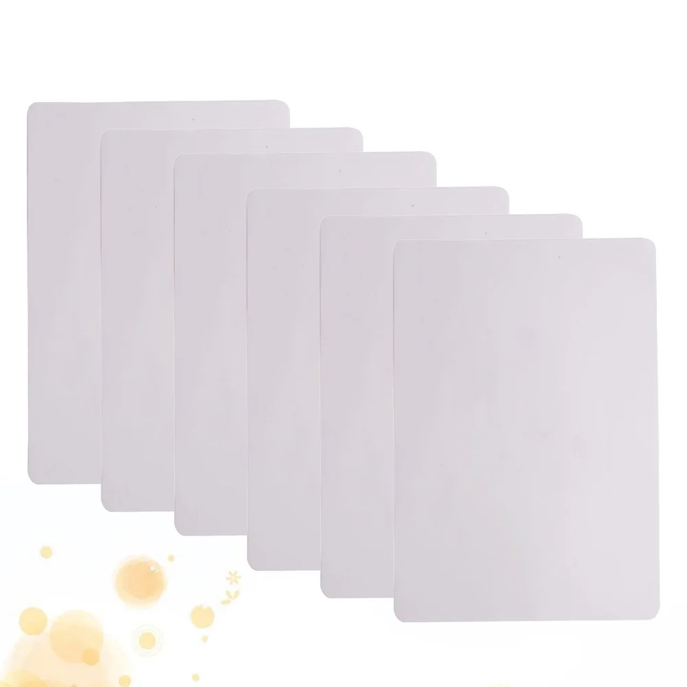 

6Pcs Practice Skin Silicone Blank Sheets Soft Flexible Realistic for Eyebrow Machine Eye Makeup Training